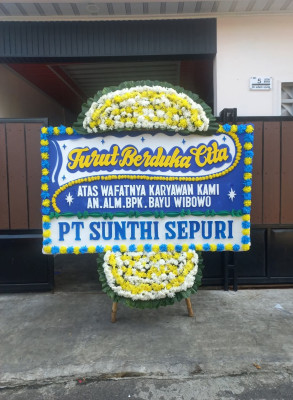 Papan Bunga Duka di Dukupuntang